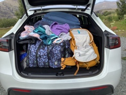 Car Trunk Full of Luggage